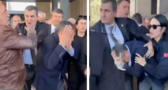Özgür Özel'e yumruklu saldırı!