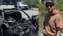 Otomobili alev alan Serdar Adalı'nın oğlu ölümden döndü