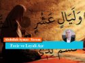 Fecir ve Leyali Aşr