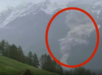 İsviçre'de büyük facia: Alp'lerden kopan buzul ve heyelan 200 kişilik köyü yuttu