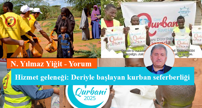 Hizmet geleneği: Deriyle başlayan kurban seferberliği