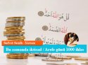 Bu zamanda iktisad / Arefe günü 1000 ihlas