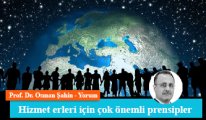 Hizmet erleri için çok önemli prensipler