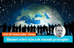 Hizmet erleri için çok önemli prensipler
