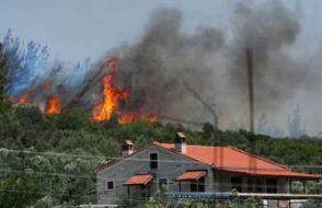 İzmir'deki orman yangını yerleşim yerine ulaştı: 4 kişi gözaltına alındı