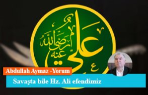 Savaşta bile Hz. Ali efendimiz