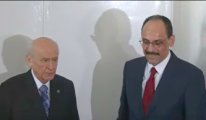 MİT Başkanı Kalın, MHP lideri Bahçeli ile bir araya geldi
