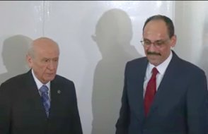 MİT Başkanı Kalın, MHP lideri Bahçeli ile bir araya geldi
