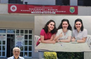 Yeneroğlu üç kadın askeri öğrenciyi ziyaret etti: