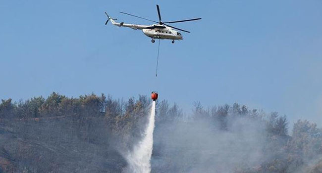 Orman Genel Müdürlüğü, Kuzey Makedonya’ya bir helikopter ve iki uçak hibe etmiş