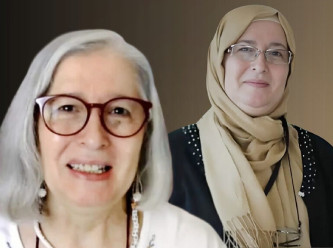 Yazar Berrin Sönmez Diyaneti protesto etti; başörtüsünü çıkardı