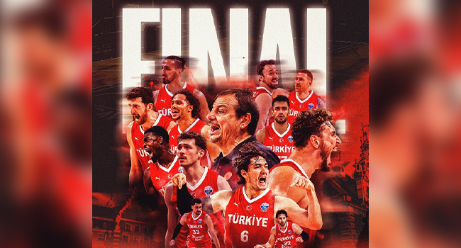 Milli basketbolcular Almanya ile oynanacak tarihi final maçı için sahaya çıkıyor