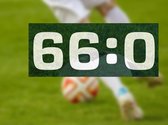 Tabela böyle skor görmedi: Maç 66-0 bitti, Türk futbolcu 17 gol attı