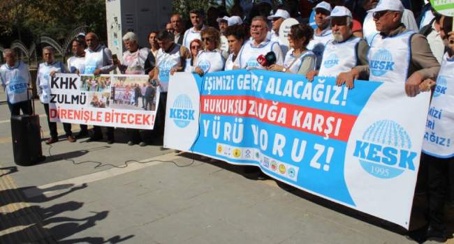 KHK’lıların yürüyüşüne Meclis önünde polis engeli