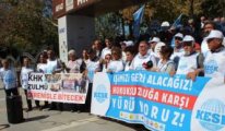 KHK’lıların yürüyüşüne Meclis önünde polis engeli