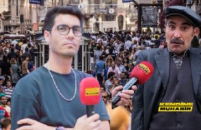 'Kendine muhabir' ve sokak röportajında mani okuyan  kasketli vatandaş tutaklandı