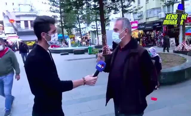 Mikrofon uzatılan vatandaş tek tek sıraladı