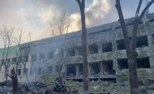 Rus işgalciler Ukrayna'daki doğum hastanesini böyle bombaladı